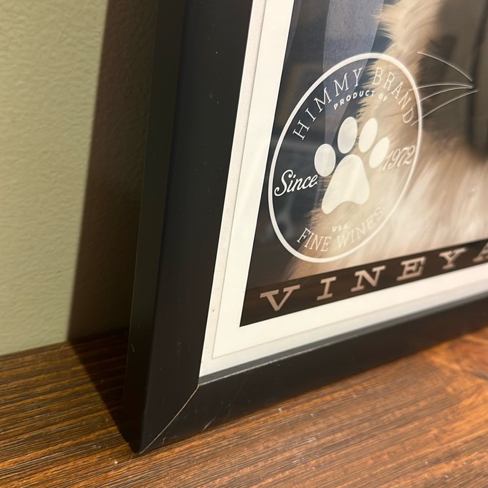 EUC Pet cat Artwork - Himalayan 15.5” square Wall Art print framed - Picture 2 of 4